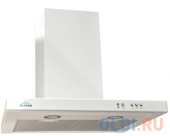 Вытяжка каминная Elikor Квадра 60П-430-К3Д белый