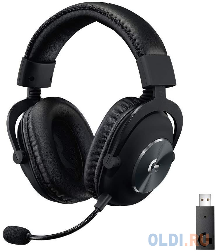  Игровая гарнитура беспроводная Logitech PRO X Wireless LIGHTSPEED Gaming Headset черный 981-000907