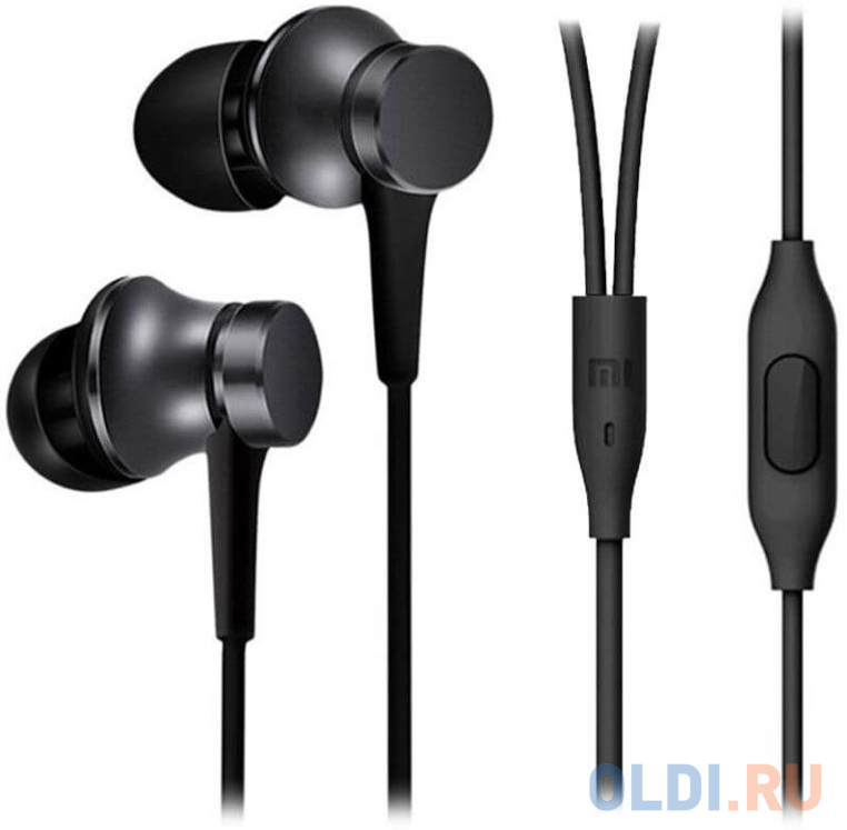 Xiaomi Mi In-Ear Headphones Basic Наушники-гарнитура (вкладыши), черный