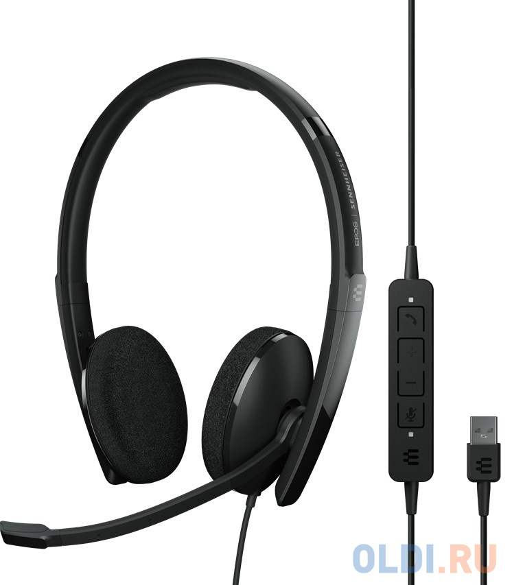   ОЛДИ Гарнитура Sennheiser ADAPT 160 USB II черный 1000915