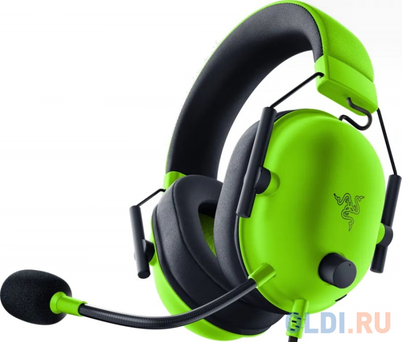   ОЛДИ Игровая гарнитура проводная Razer Blackshark V2 X черный зеленый
