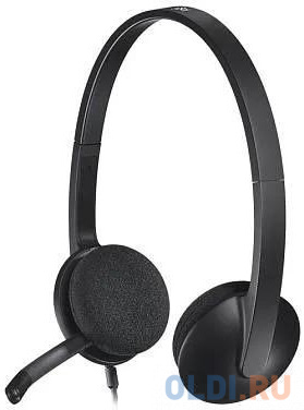  Гарнитура Logitech Headset H340 черный