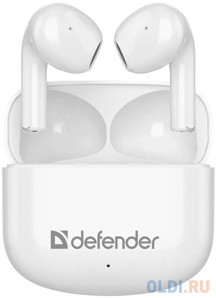   ОЛДИ Defender Беспроводная гарнитура Twins 925 белый, TWS, Bluetooth(63926)