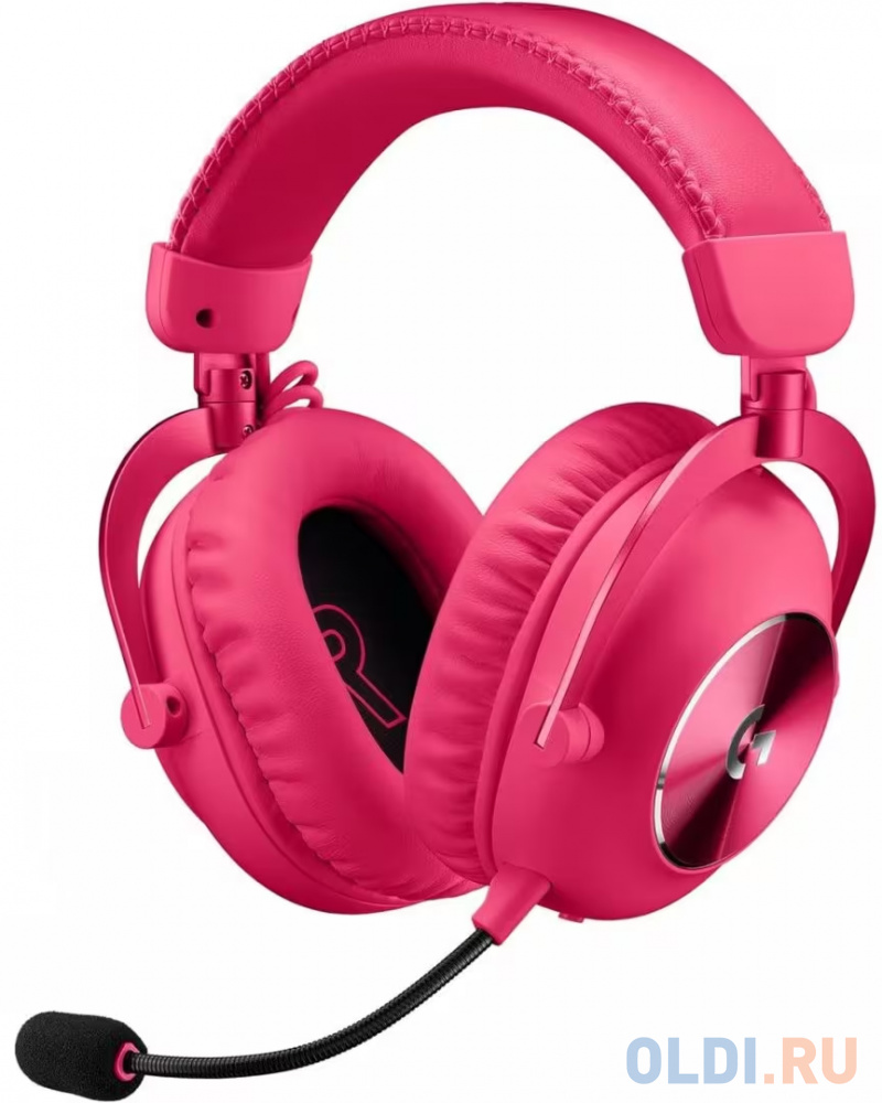   ОЛДИ Игровая беспроводная гарнитура Logitech G Pro X 2 Wireless, Pink [981-001275]