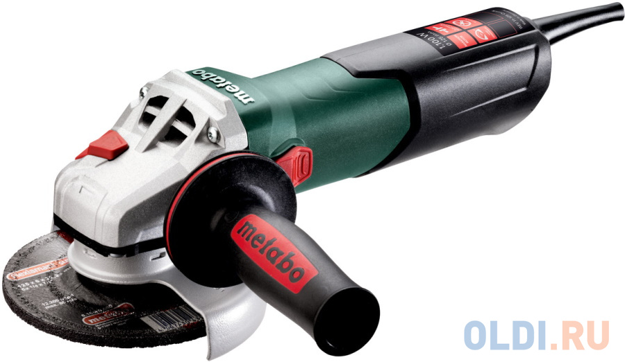 Шлифмашины Metabo  ОЛДИ Углошлифовальная машина Metabo WEV 11-125 Quick 125 мм 1100 Вт