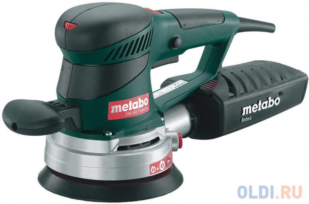 Шлифмашины Metabo  ОЛДИ Эксцентриковая шлифмашина Metabo SXE 450 TurboTec 350Вт 150мм 600129000