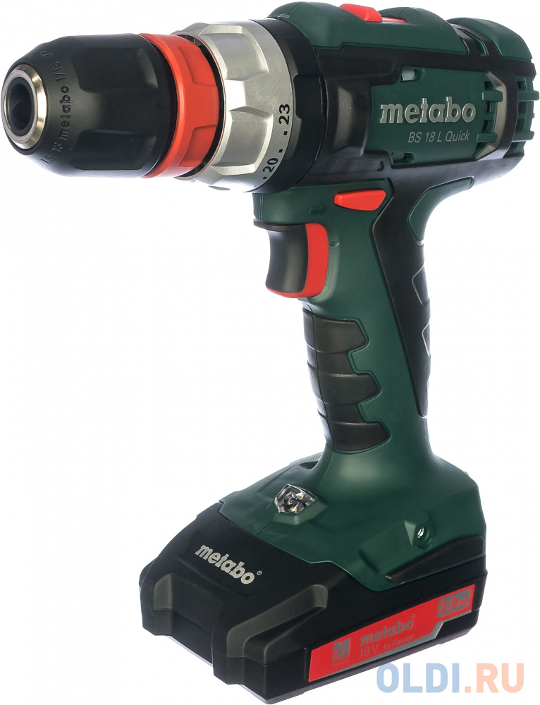 Аккумуляторная дрель-шуруповерт Metabo BS 18 L Quick 602320500