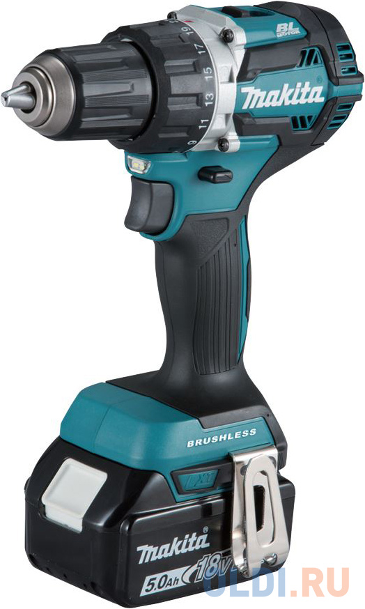 Шуруповёрты Makita Дрель аккумуляторная MAKITA DDF484RME  б\\щет 18в 2х4ачli-ion бзп-13мм 0-500\\0-2000об\\м 54\\30нм 1.5к