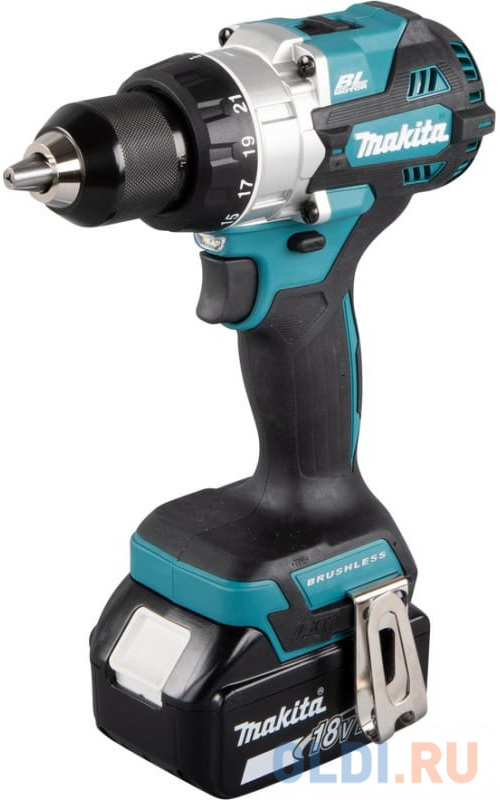 Шуруповёрты Makita  ОЛДИ Дрель-шуруповерт аккум. LXT BL 18В, 13мм, 130/65Нм (1x5.0Ач, з/у) Makita