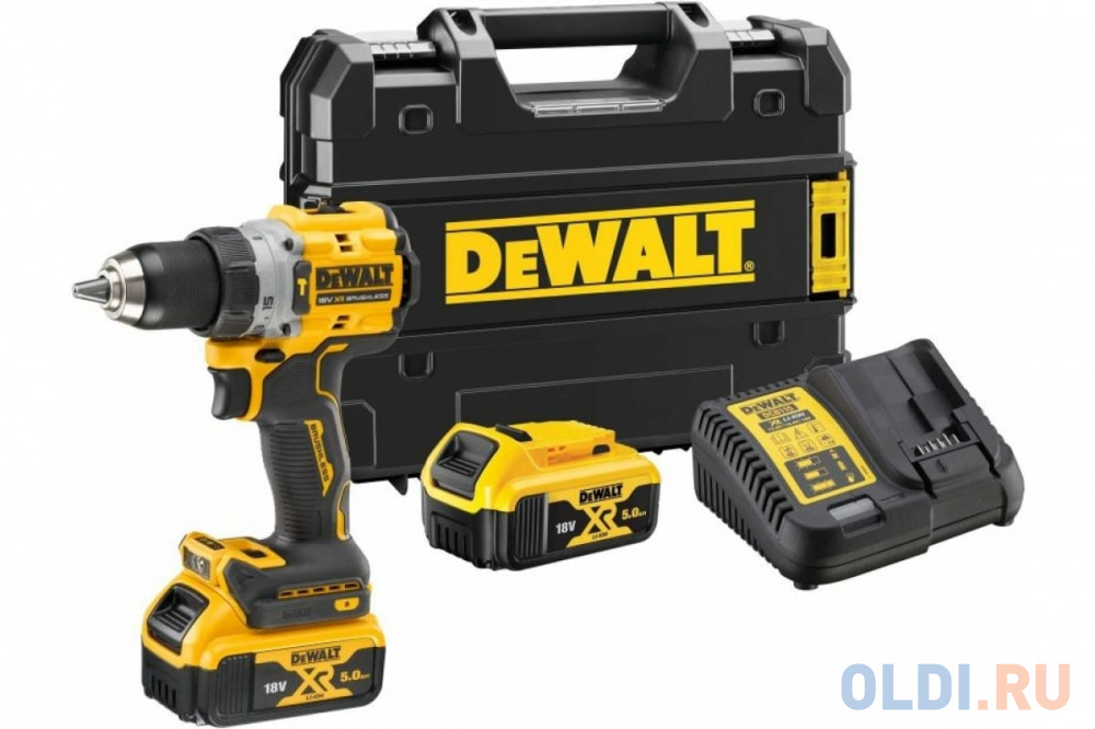 Беcщеточная дрель-шуруповерт DEWALT , DCD805P2T-QW