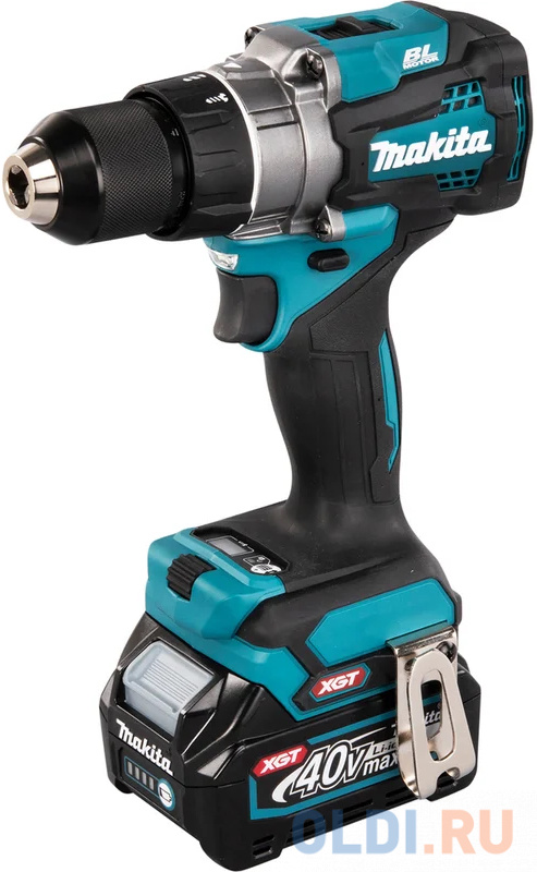 Шуруповёрты Makita  ОЛДИ Makita Дрель-шуруповерт аккум. XGT BL 40В, 13мм, (2x2,5Ач, DC40RA, Makpac 3) DF001GD201