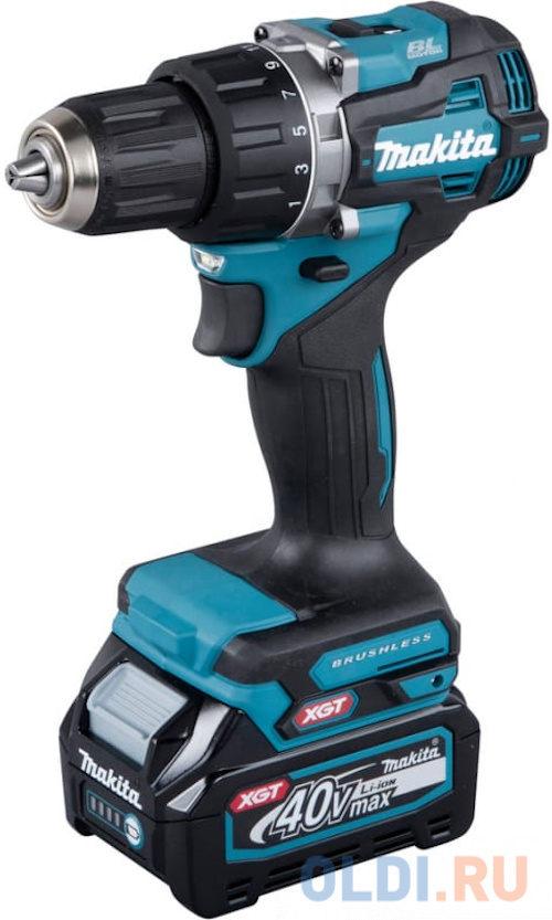 Шуруповёрты Makita Makita Дрель-шуруповерт аккум. XGT BL/XPT 40В, 0-2200 об\\мин; 13 мм,2-2.6кг,кор,65/30Нм,2x2.5