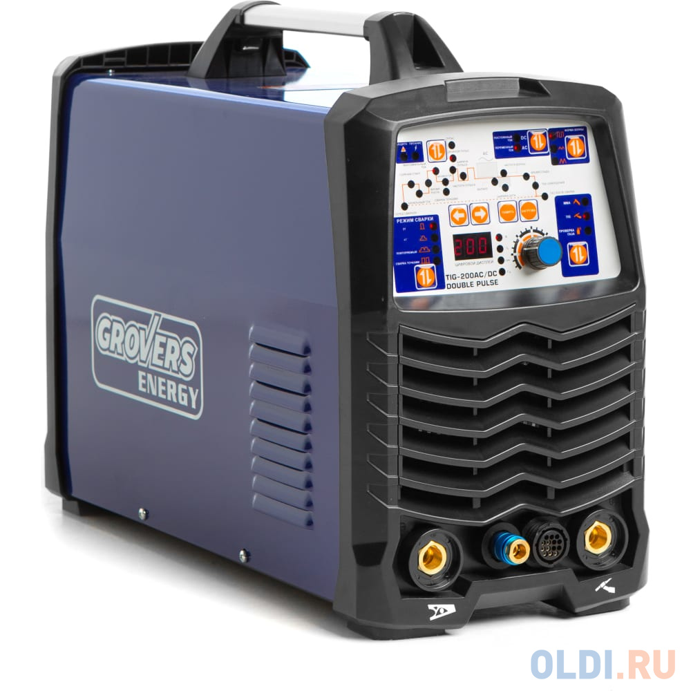 Сварочные аппараты  ОЛДИ GROVERS Аппарат аргоно-дуговой сварки TIG 200 AC/DC DOUBLE PULSE ENERGY EV02699