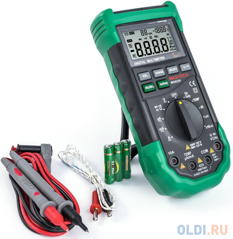 Профессиональный мультиметр 5 в 1 MS8229 MASTECH