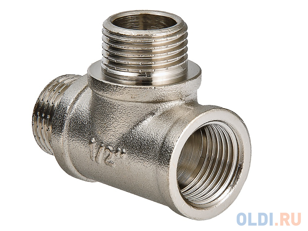 Тройник с двумя переходами на нар. р. 3/4"х3/4"х1/2"" вн.-нар.-нар. VALTEC VTr.133.RN.050504