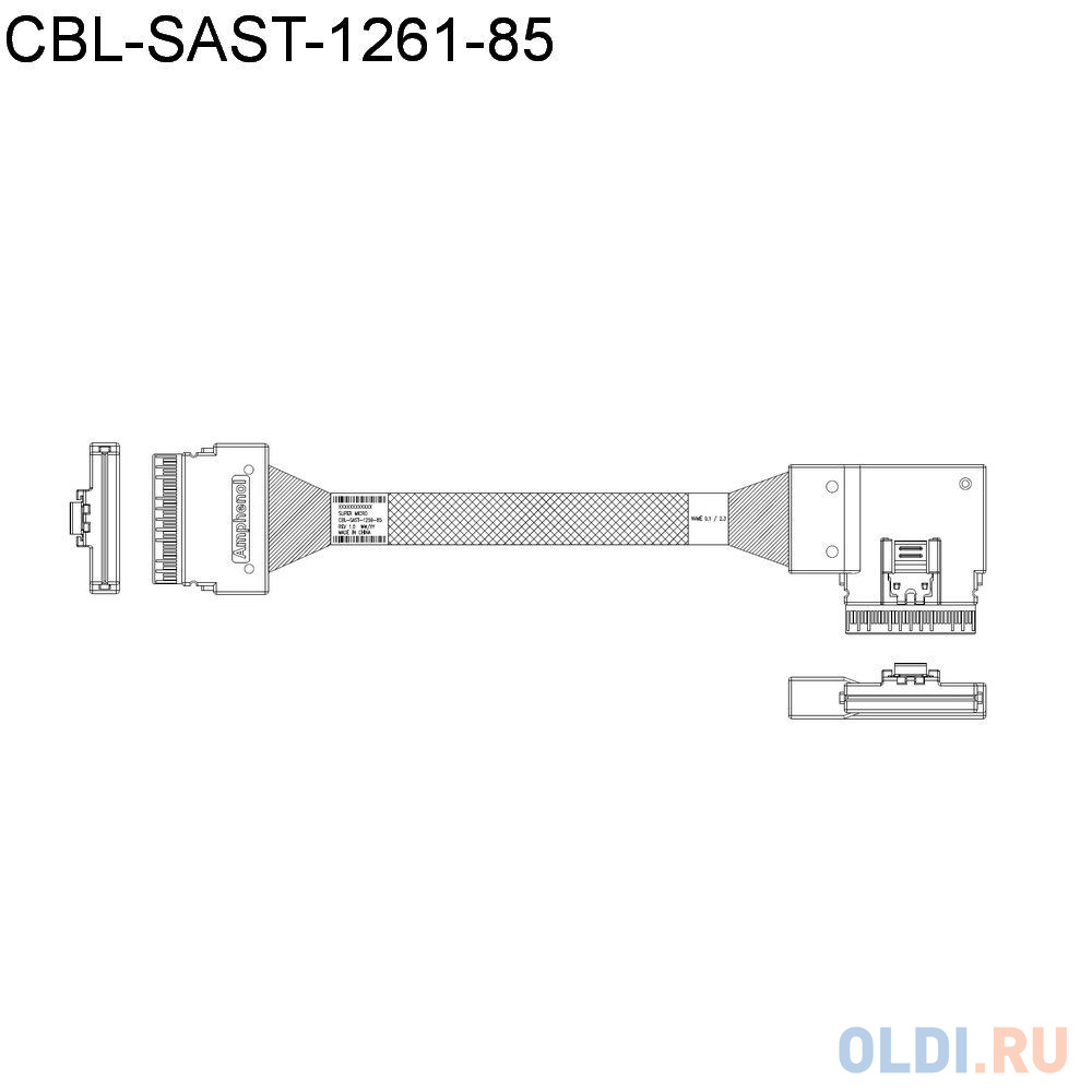 Кабель Supermicro Supermicro CBL-KIT-220U-TNR-22N Cable Kit with 11 NVMe cables for X12 Ultra 220U-TNR