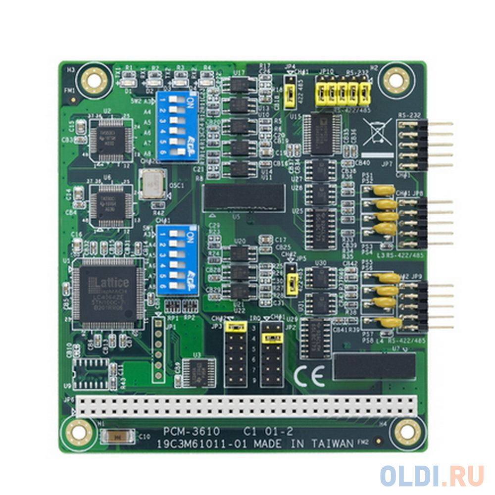   ОЛДИ PCM-3610-CE   Адаптер 2 порта RS-232/422/485 PC/104 Module with Isolation Protection Advantech