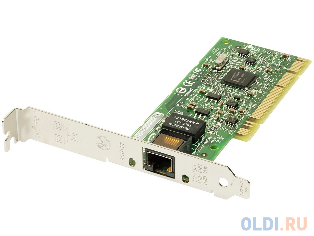 Сетевые карты Сетевой адаптер Intel PWLA8391GT PRO/1000 GT Desktop Adapter PCI 10/100/1000Mbps OEM