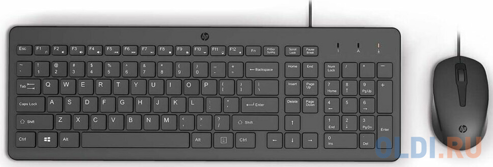 HP 150 Wired Mouse and Keyboard Combination cons