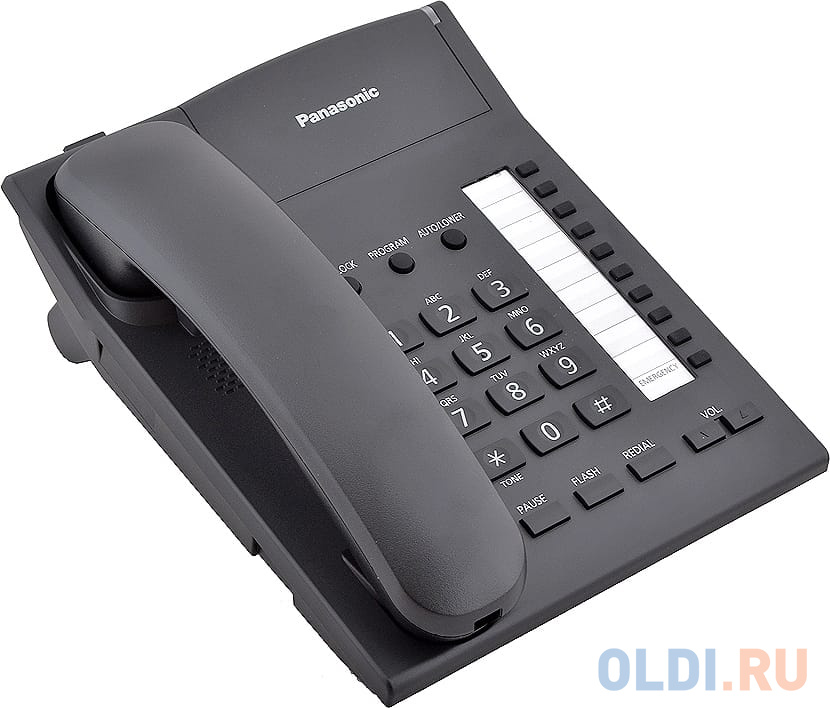 Телефон Panasonic KX-TS2382RUB Flash, Recall, Pause, Память 20, Wall mt.