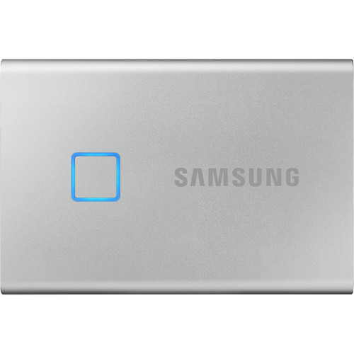 Внешний SSD диск 1.8" 2 Tb USB Type-C Samsung T7 Touch MU-PC2T0S/WW серебристый MU-PC2T0S/WW