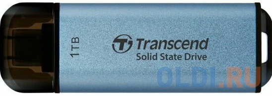 Внешний SSD диск 1 Tb USB Type-C Transcend ESD300 голубой