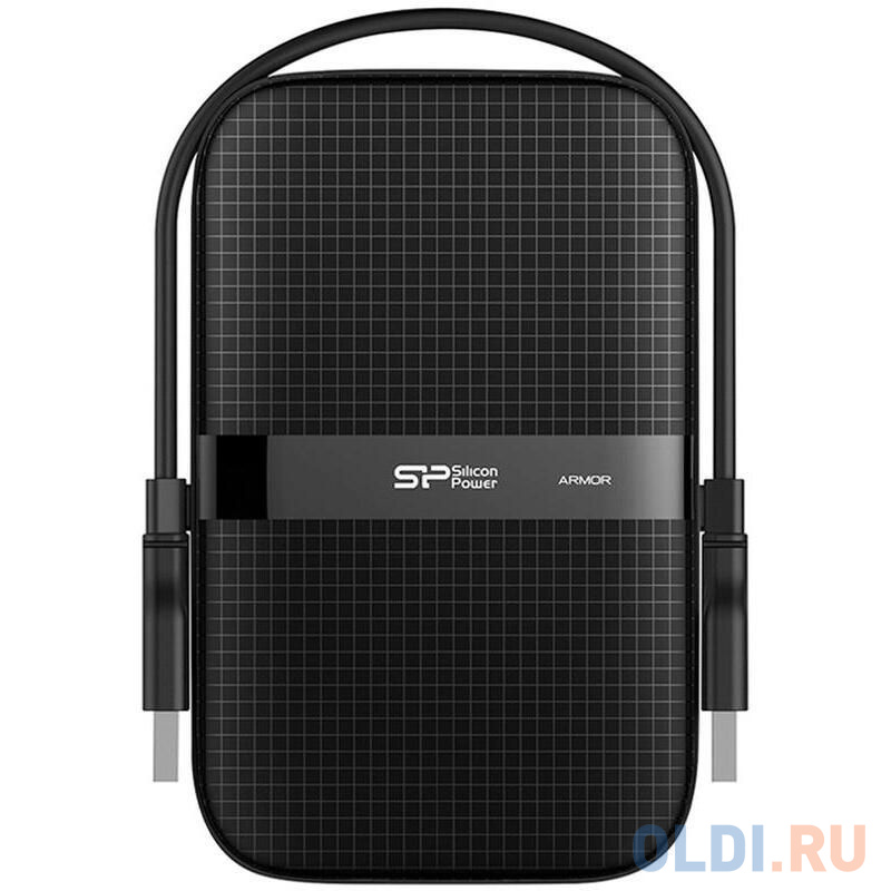 Внешний SSD диск 2.5" 2 Tb USB 3.2 Silicon Power Armor A60 черный