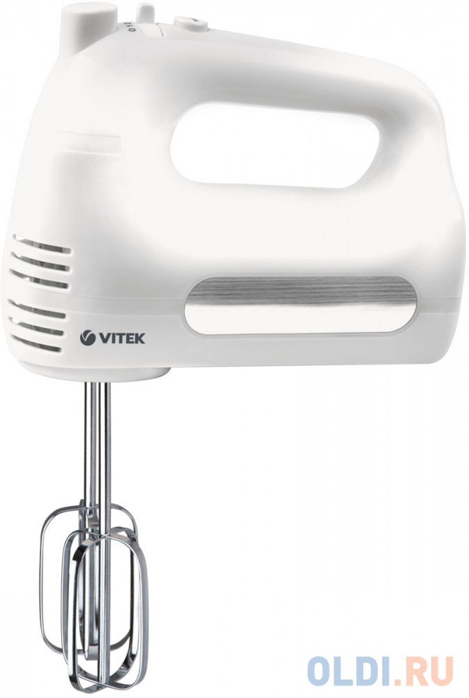 Миксеры Vitek 1426(W) Миксер VITEK Мощность 500 Вт. 5 скоростных режимов + TURBO режим.Кнопка освобождения насадок