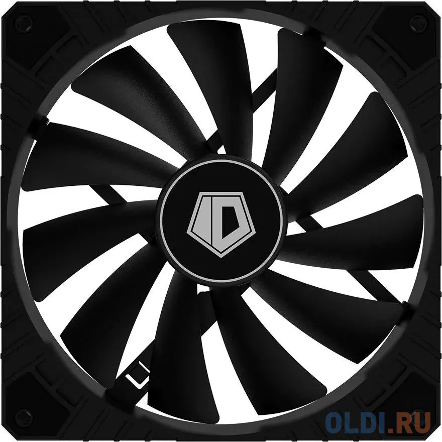 Вентиляторы ID-Cooling  ОЛДИ Вентилятор для корпуса ID-COOLING 140x140mm 4pin PWM Black (WF-14025-XT-BLACK)