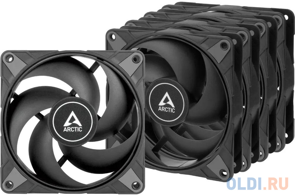 Вентилятор Arctic Cooling ARCTIC P12 Max Вентилятор корпусной - 5 Pack: 200 - 3300 rpm  - retail (ACFAN00289A)