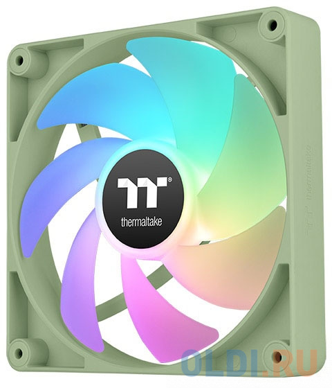 Вентилятор для корпуса Thermaltake CT120 Sync Matcha ARGB 120х120x25 зеленый 4-pin 25.8дБ (упак.:2шт) (CL-F202-PL12MG-A) Ret