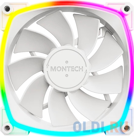 Вентилятор 120 х 120 мм MONTECH RX120 PWM WHITE 4 pin 1шт