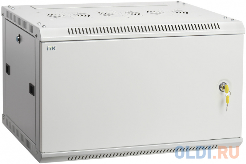 Шкафы, стойки ITK  ОЛДИ ITK LWR3-06U64-MF Шкаф LINEA W 6U 600x450 мм дверь металл, RAL7035 [LWR3-06U64-MF]