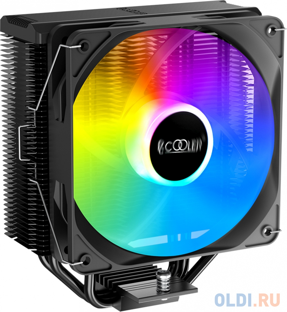 Кулер PCCooler PCCooler Paladin EX300S Кулер S115X/1200/1700/AM4 (24 шт/кор, TDP 125W, 120mm PWM Dynamic Multi-Color LED, 3 тепловые трубки 6мм, 400-1800RPM, 28,6dBa