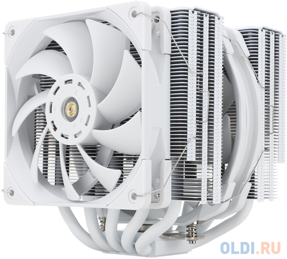 Кулер Thermalright  ОЛДИ Кулер для процессора Thermalright Frost Commander 140 White, высота 158 мм, 1800 об/мин, 30 дБА, PWM, белый