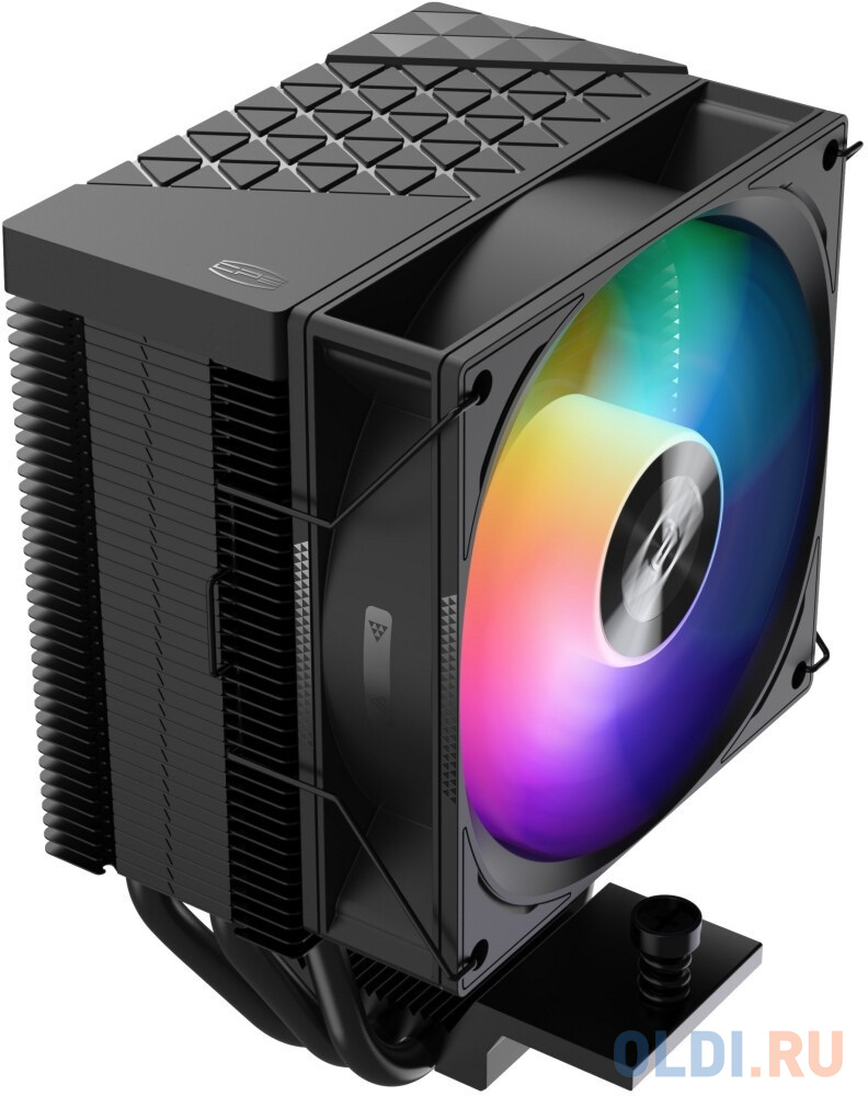 PCCooler R300 ARGB BK S115X/1200/1700/AM4/AM5 (TDP 150W, 90mm ARGB Fan, 3 тепловые трубки 6мм, 650-2200RPM, 28,3dBa)