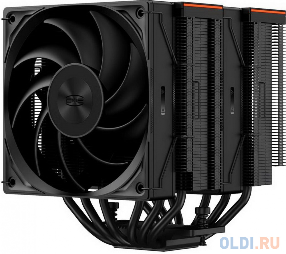 Кулер PCCooler Вентилятор PCCooler RZ620 BK S115X/1200/1700/18XX/AM4/AM5 (8 шт/кор, TDP 265W, 2x120mm PWM FAN, 6 тепловых трубок 6мм, 500-2200RPM, 28-32dBa)