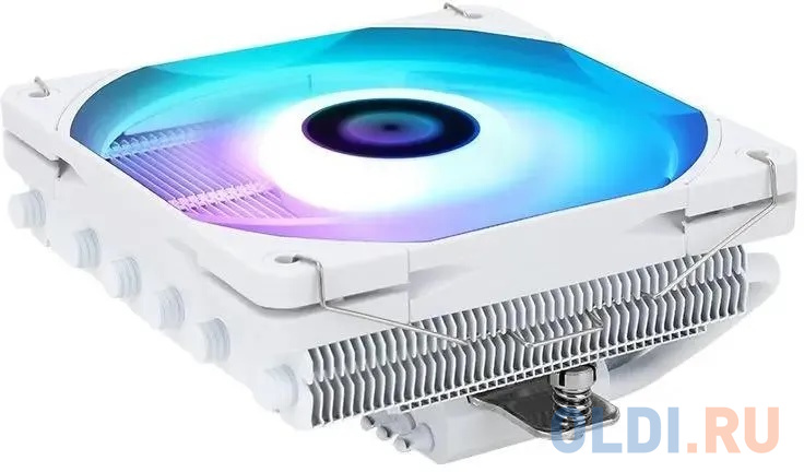 Кулер Thermalright  ОЛДИ Кулер для процессора Thermalright AXP120-X67 White ARGB, высота 67 мм, 1800 об/мин, 26 дБА, PWM, белый, ARGB подсветка