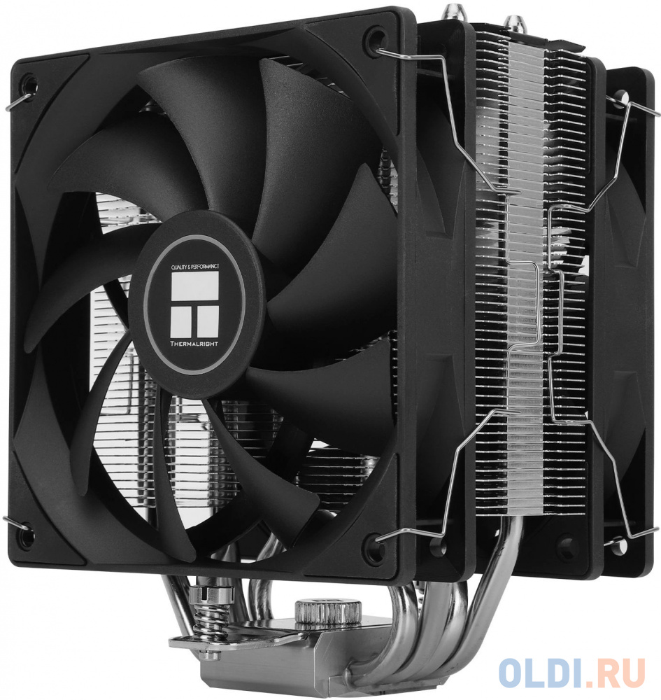 Кулер Thermalright Кулер для процессора Thermalright Assassin X 120 V2 PLUS, высота 154 мм, 1500 об/мин, 26 дБА, PWM, два вентилятора