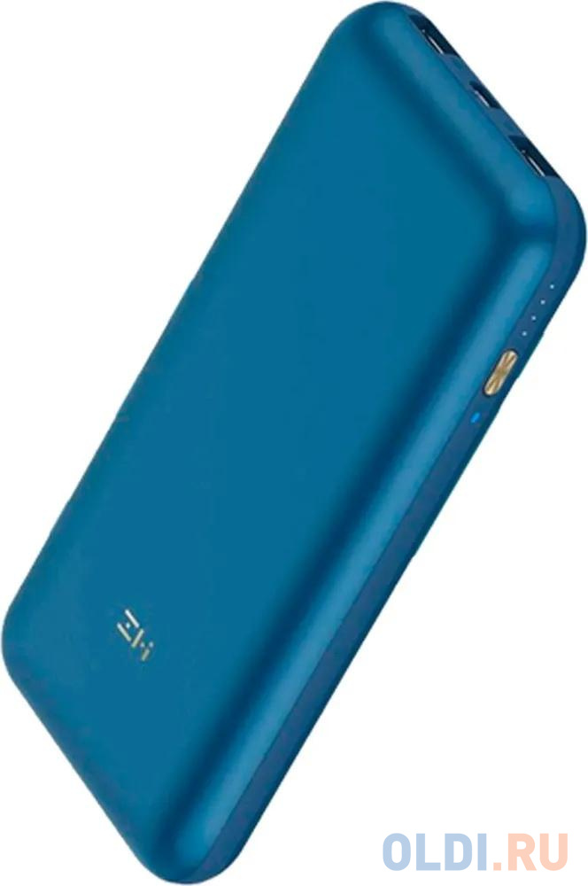 Внешние аккумуляторы Внешний аккумулятор Power Bank 20000 мАч Xiaomi ZMI 10 синий