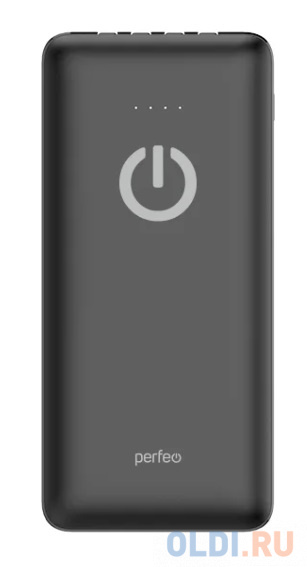  Внешний аккумулятор Power Bank 10000 мАч Perfeo Absolute черный PF_B4878