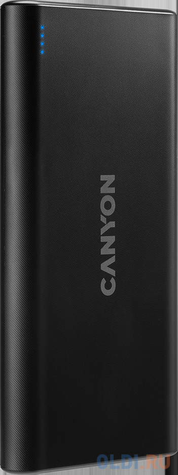 Внешние аккумуляторы Внешний аккумулятор Power Bank 10000 мАч Canyon PB-108 черный