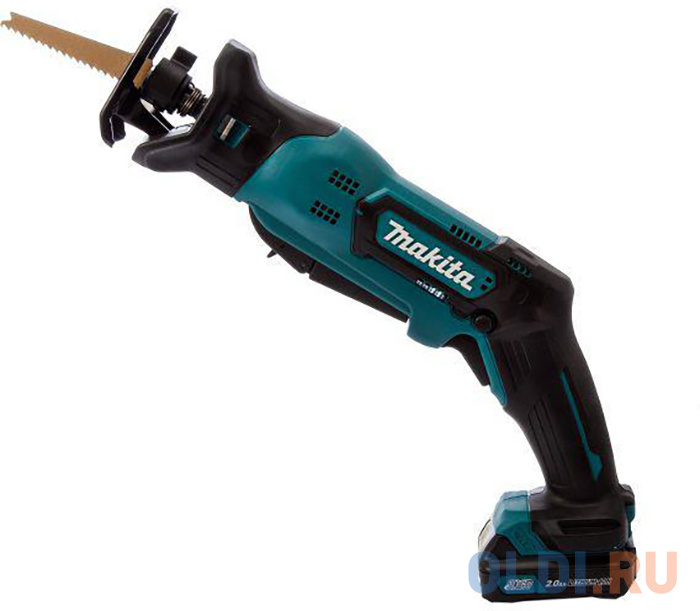 Сабельные пилы Makita  ОЛДИ Ножовка MAKITA JR103DWAE  10.8В 2х2Ач Li-ion 0-3300об\\м ход-13мм рез-50мм 1.3кг чем б\\кл зам. пилки