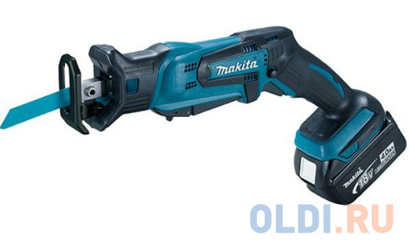 Сабельные пилы Makita Пила саб аккумуляторная MAKITA DJR185RME  18В 2х4АчLi-ion 0-3000ход\\м ход-13мм рез-50мм 1.5кг