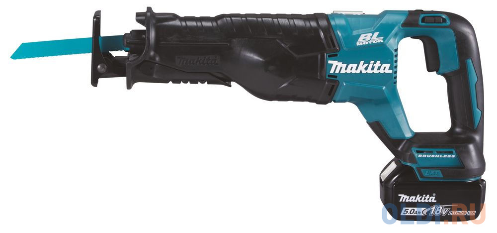 Сабельные пилы Makita  ОЛДИ Ножовка MAKITA DJR187RTE  18В. 2х5АчLi-ion. 0-3000об\\м. ход-32мм. рез-255мм