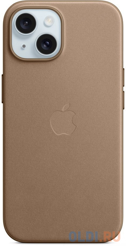  Чехол (клип-кейс) Apple FineWoven для Apple iPhone 15 коричневый