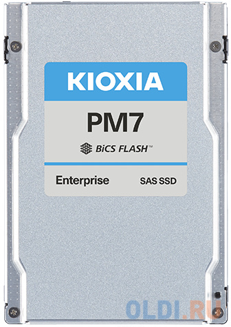 Серверный твердотельный накопитель/ KIOXIA SSD PM7-R, 1920GB, 2.5" 15mm, SAS 24G, TLC, R/W 4200/3400 MB/s, IOPs 720K/155K, TBW 3504, DWPD 1 (12 м