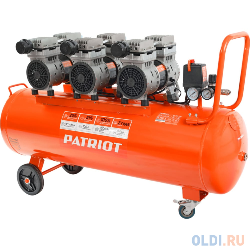 Компрессоры Patriot Поршневой безмасляный компрессор PATRIOT WO 100-440 525301935
