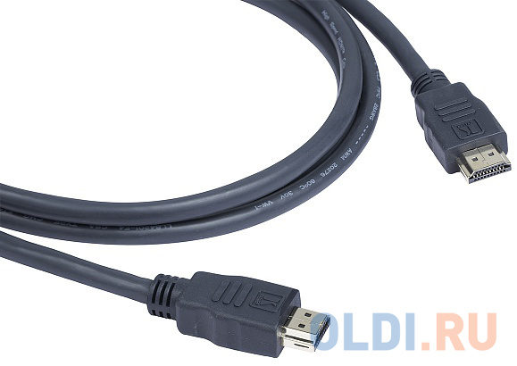 Кабель HDMI 3м Kramer C-HM/HM-10 круглый черный 97-0101010