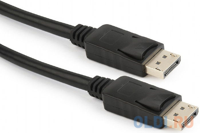 Кабель DisplayPort 3м Gembird CC-DP-10 круглый черный